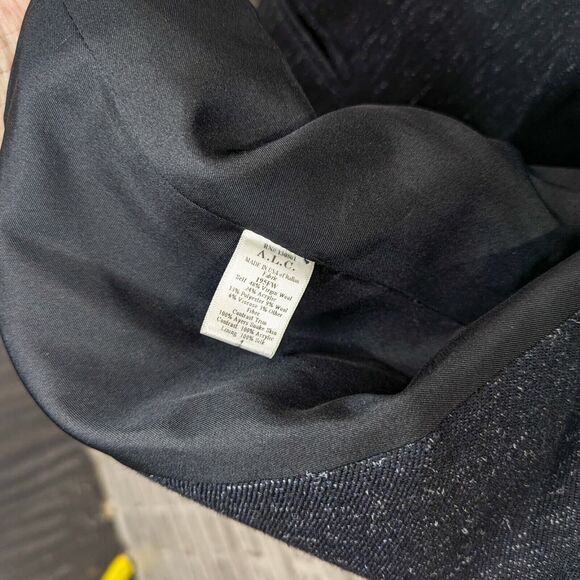 A.L.C. Women's Heather Black Blazer Jacket Wool Blend size 4 - Picture 7 of 9
